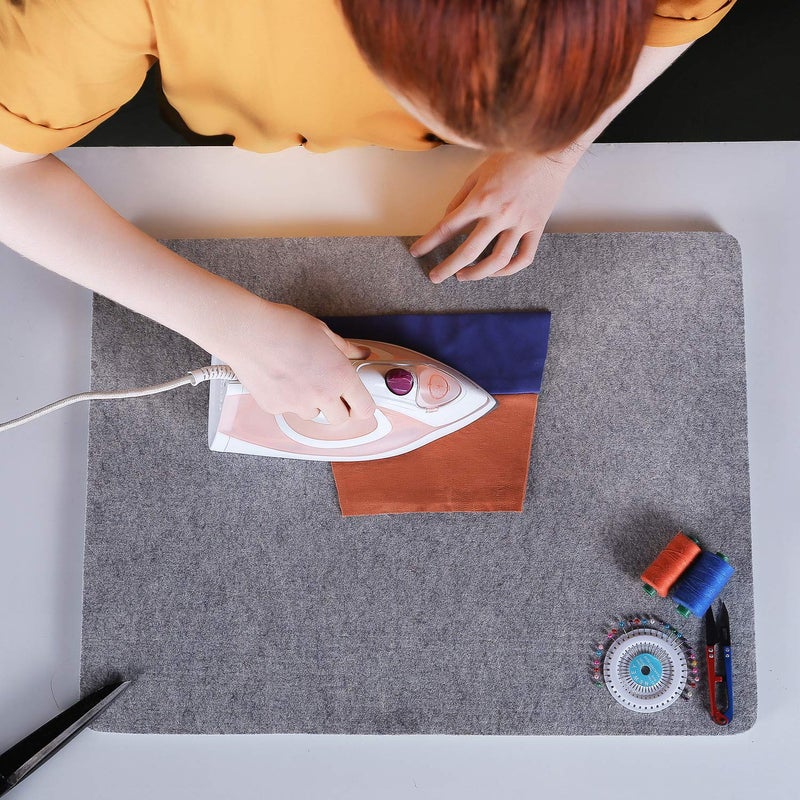 SAVINA Wool Pressing Pad - 24in x 18in Quilting Ironing Pad - 100% New Zealand Felted Wool Iron Board for Quilters, Great for Quilting Sewing Projects by SAVINA - Image 2
